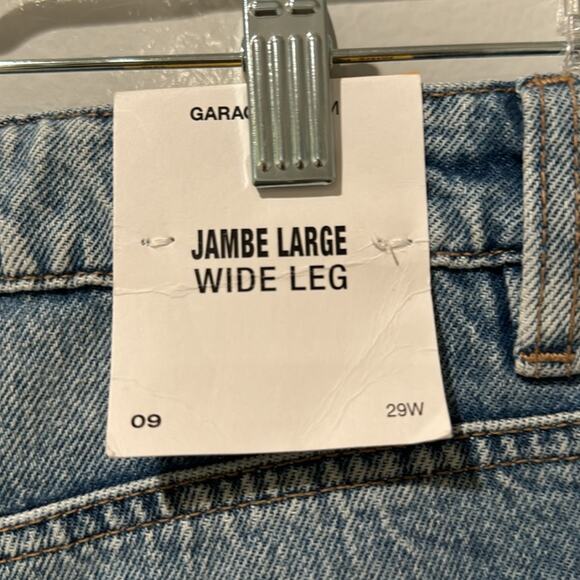 Garage Wide Leg Jeans New with Tags Size 29 Blue - Picture 3 of 8